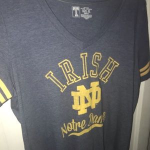 Notre Dame V-Neck Tee Shirt